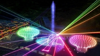 音楽ダンス水噴水との自己によって設計されている屋外のレーザー光線ショー サプライヤー