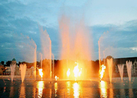 古典的なドバイの歌う噴水、多着色された燃えるような水噴水 サプライヤー